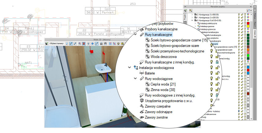 ArCADia-INSTALACJE-WODOCI�GOWE projektowanie instalacji wodno-kanalizacyjnych