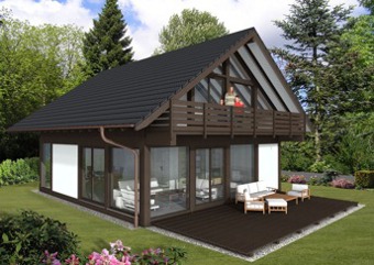 ArCon 13 - Rendering budynku wykonany z u�yciem modu�u ArCon RenderStudio