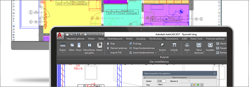 ArCADia BIM wsp�pracuje z programem AutoCAD&reg; - projektuj zgodnie z BIM.