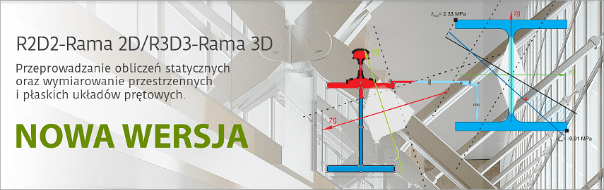 Rama 3D i Rama 2D dost�pna w wersji 15.